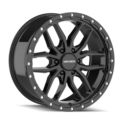 Mayhem Vector 8310 Gloss Black 17X9 6-139.7 18MM 106MM 8310-7983GB