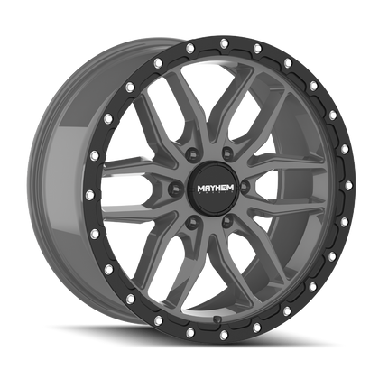 MAYHEM VECTOR 8310 MATTE GUNMETAL BLACK LIP 20X9 6-135 18MM 87.1MM 8310-2936MGT