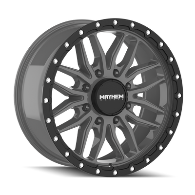 Mayhem Vector 8310 Matte Gunmetal Black Lip 17X9 8-170 18MM 125.2MM 8310-7970MGT