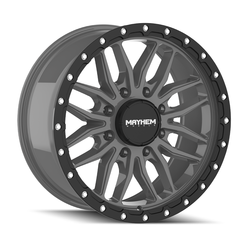 Mayhem Vector 8310 Matte Gunmetal Black Lip 20X9 8-165.1 18MM 125.2MM 8310-2981MGT