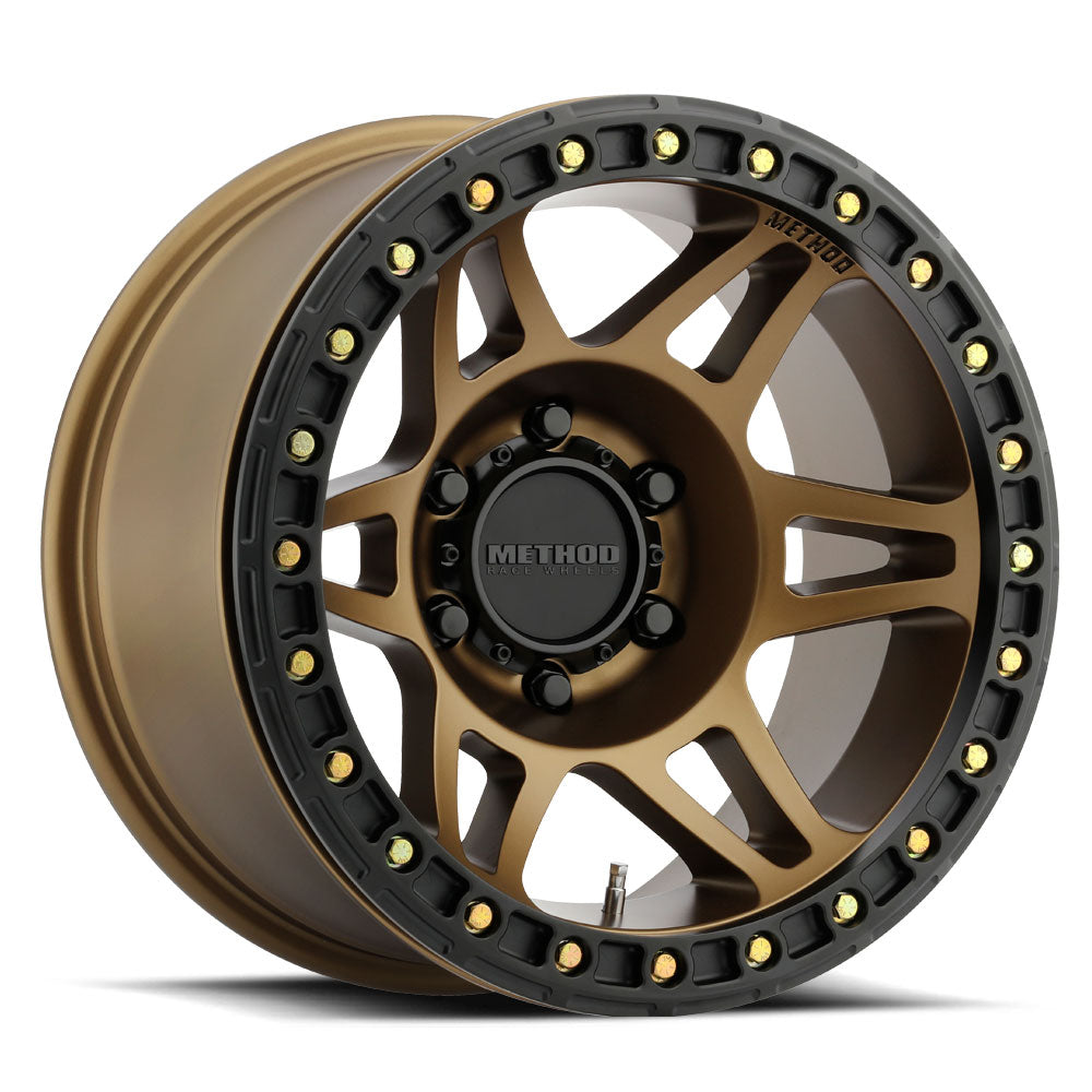 Method Race Wheels Mr106 Beadlock 17X9 44Mm O/S 5X5 Method Bronze with Bhh24125 (MR10679050944B)