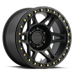 Method Race Wheels Mr106 Beadlock 17X9 44Mm O/S 6X5.5 Matte Black with Bhh24125 (MR10679060544B)