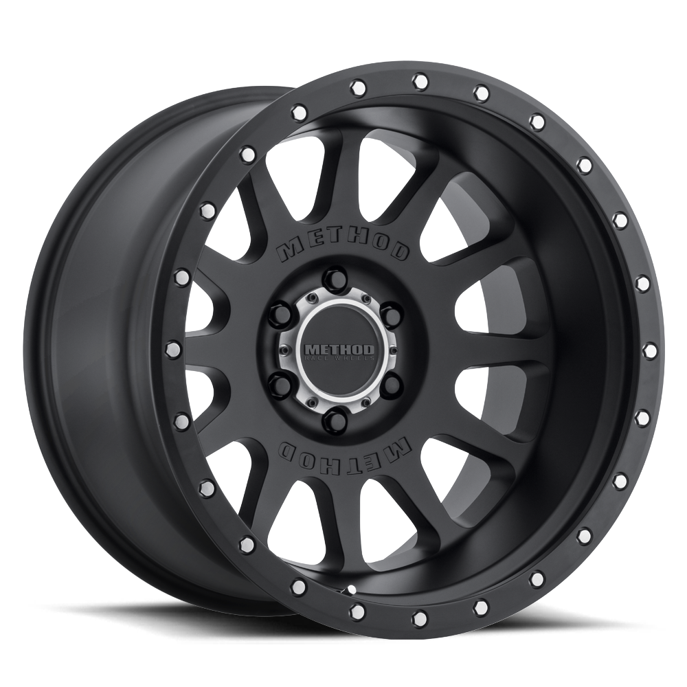 Method Race Wheels Nv 20X10 8X6.5 Bolt Pattern 24 Offset 4.55 Bs Matte Black (MR60521080524N)