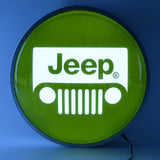BACKLIT LED SIGN JEEP  15"
