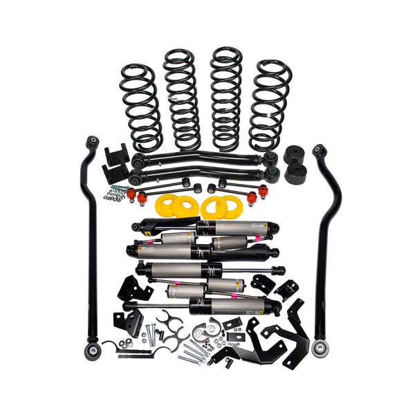 Old Man Emu Light Load Suspension Lift Kit with BP-51 Bypass Shocks for 2-Door Models — 2018-2025 Jeep Wrangler, select trims