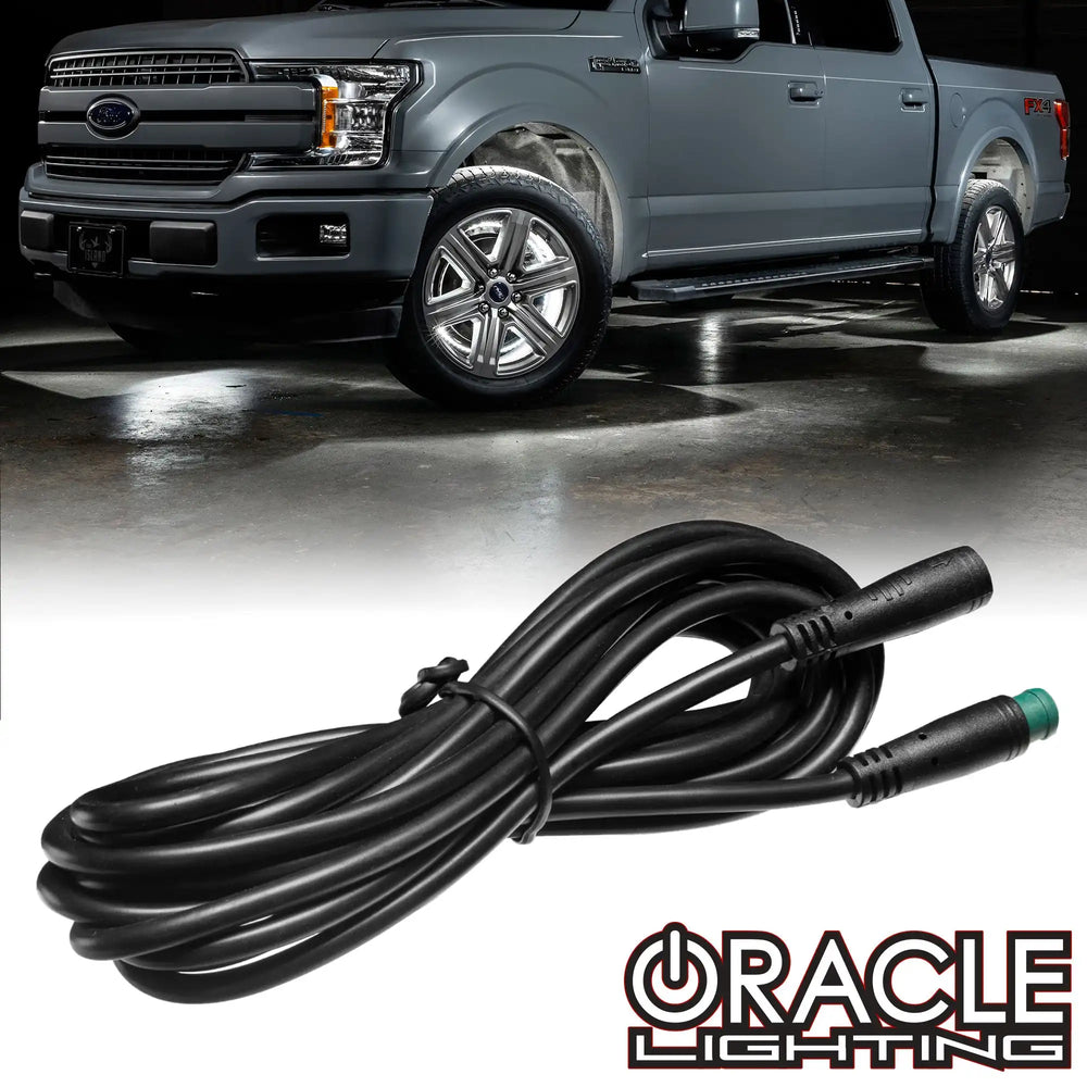 Oracle 10ft Colorshift RGB+W Rock Light and Wheel Ring Extension Cable