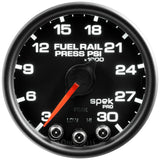 2-1/16" FUEL RAIL PRESSURE, 3-30K PSI, SPEK-PRO, BLACK/BLACK (P32132)