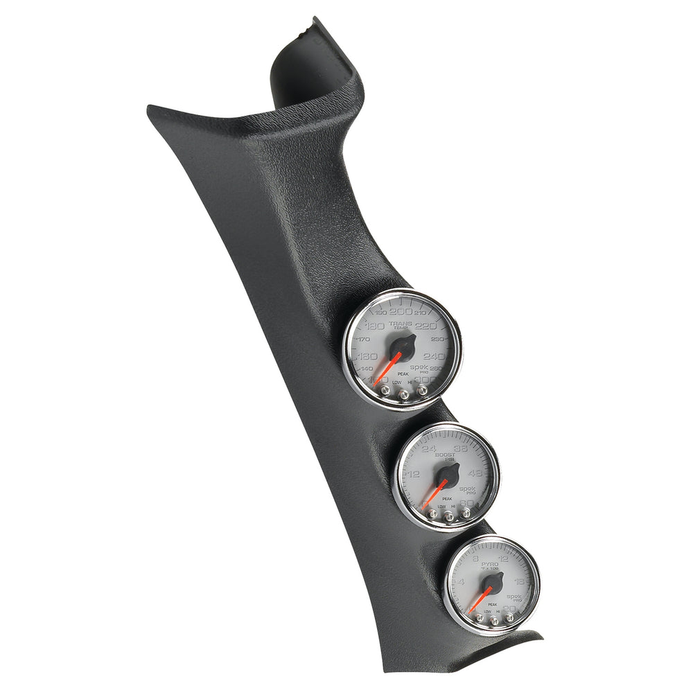 AutoMeter Pillar Kit, 0-60 PSI/0-2000 F/100-300 F, 08-10 Ford Superduty, Spek-Pro