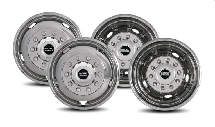 Pacific Dualies 19.5" Wheel Skins 05-25 F450/F550 Super Duty 10 Lug