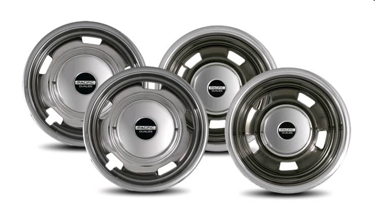 Pacific Dualies Wheel Skins Dodge Ram 03-18 Dually 8 Lug 17"