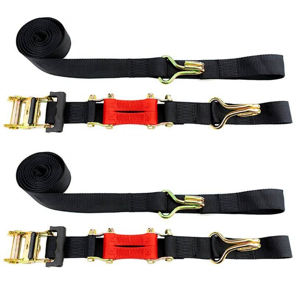 Perfect Bungee 18' X 2" Shockstrap Ratchet Tie Down Pair