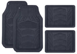 WEATHERPRO™ LOGO 4 PC BLACK FLOOR MATS SET