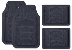 Plasticolor Weatherpro™ Logo 4 PC Black Floor Mats Set