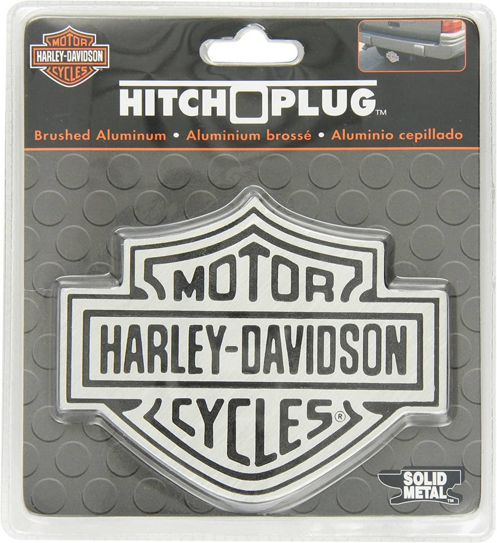 Plasticolor Hitch Cvr Harley David. Brushed Aluminum