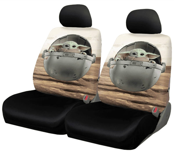 Plasticolor Mandalorian Carriage Low Back Seat Cover 2 PK. Pair