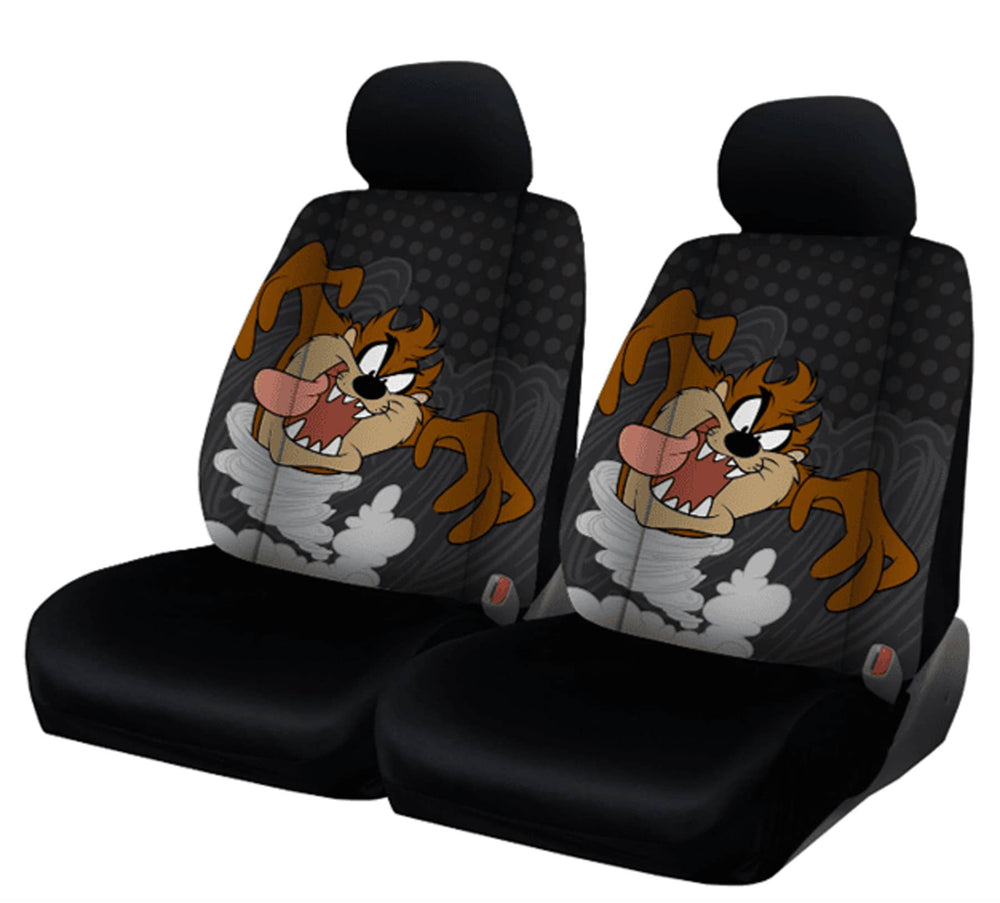 Plasticolor Warner Brothers Taz Attitude Low Back Seat Cover 2 PK. Pair