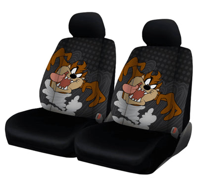 Plasticolor Warner Brothers Taz Attitude Low Back Seat Cover 2 PK. Pair