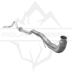 Polar Diesel 4" SS Exhaust System with Muffler - 11-15 Silverado/Sierra HD 6.6L Duramax Lml with V-Band Clamp (USE MBR-GM8427 FOR 3-BOLT FLANGE MODELS)
