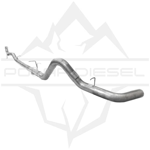 Polar Diesel 4" Stainless Exhaust System Without Muffler - 17-23 Silverado/Sierra HD 6.6L L5P Duramax