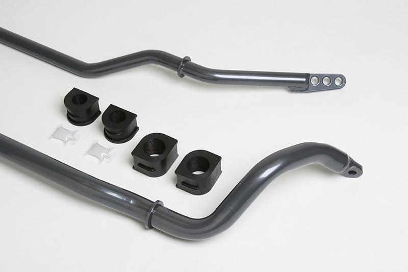 Progress Tech Ensemble de barres stabilisatrices avant/arrière 97-13 Chevy Corvette C6 (AV 35mm tubulaire / AR 25mm tubulaire réglable)