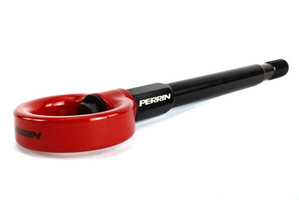 PERRIN 08-14 Subaru WRX & STI / 08-11 Impreza / 05-09 Legacy Tow Hook Kit (Front) - Red