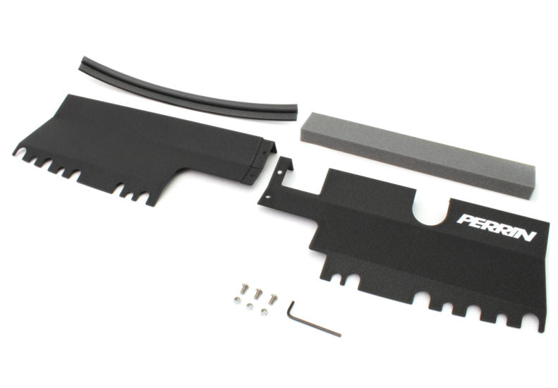 PERRIN 15-21 Subaru WRX/STI Radiator Shroud (Without OEM Intake Scoop) - Black