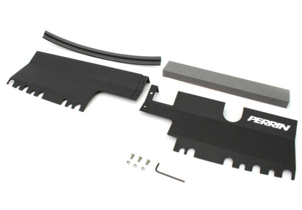 PERRIN 15-21 Subaru WRX/STI Radiator Shroud (Without OEM Intake Scoop) - Black