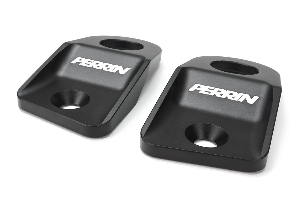 PERRIN 15-21 Subaru WRX/STI / 13-17 Crosstrek / 12-16 Impreza Upper Radiator Bracket Set - Black