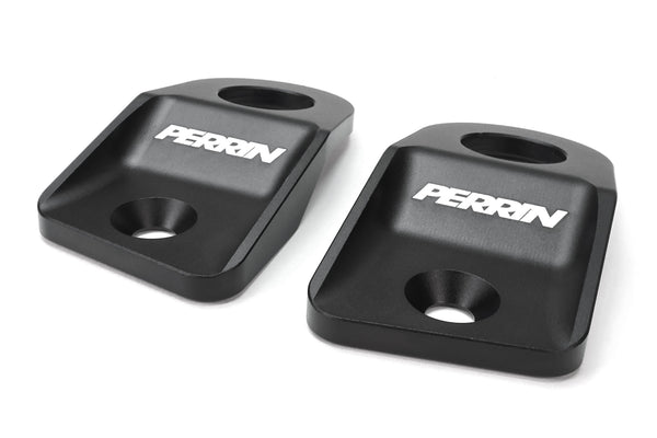 PERRIN 15-21 Subaru WRX/STI / 13-17 Crosstrek / 12-16 Impreza Upper Radiator Bracket Set - Black