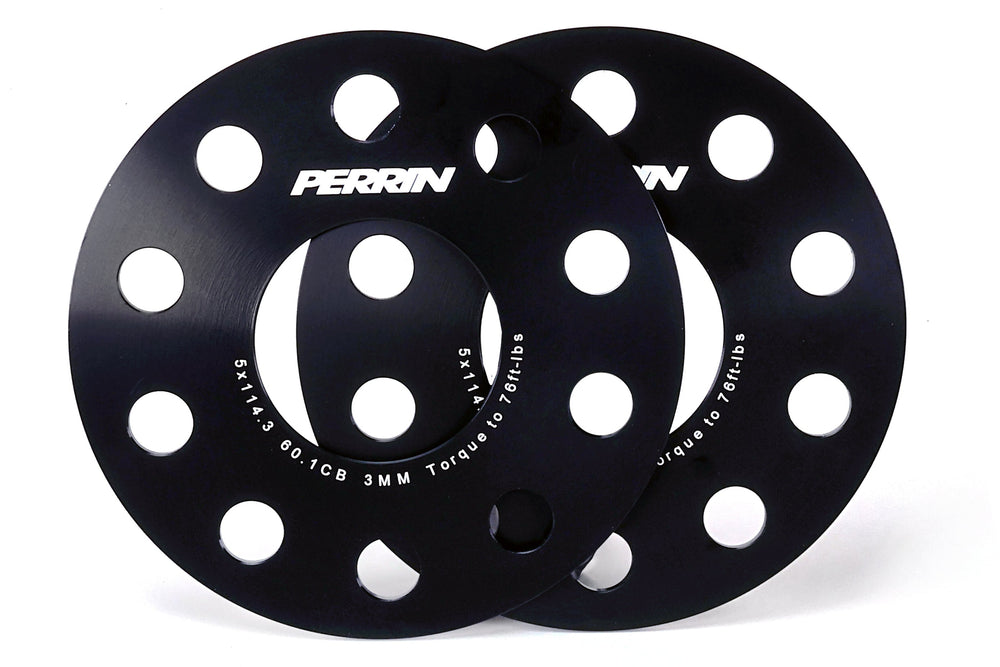 PERRIN Entretoises de roue 23-26 Toyota GR Corolla alésage central 60.1mm / 5x114.3 - 3mm