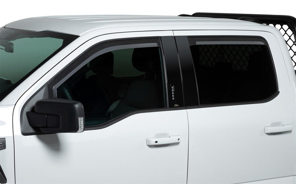 Putco in Channel Matte Black Element Window Visors 21-25 F150 Crew