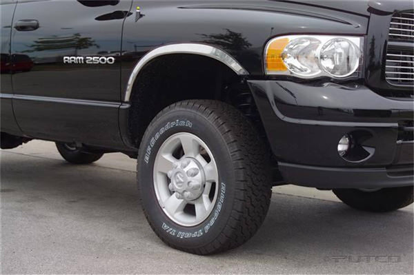Putco Half Length Stainless Wheel Trim - Dodge Ram 02-08 1500/ 03-09 2500/3500