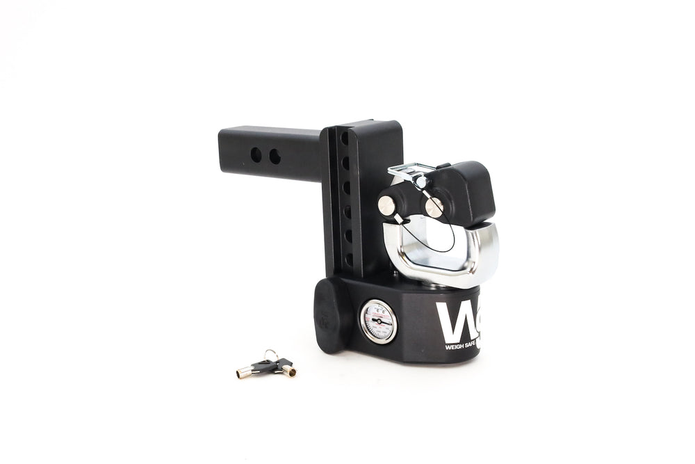 Weigh Safe Steel Weigh Safe 6" Drop 2" Shank With Pintle And No Tow Balls