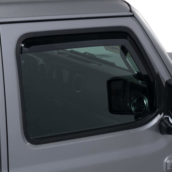 Putco 18C Wrangler JL/20C Gladiator Front 2 PC Black Tinted Element Window Visors