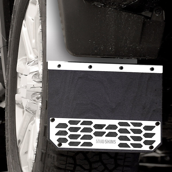 Putco 1418 Silverado 1500/SIERRA 1500 REAR 2 PC MUD Skins Solid Polished Stainless ST