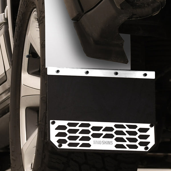 Putco 19C RAM 1500 REAR 2 PC MUD Skins Solid Polished Stainless Steel