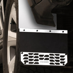 Putco 1120 RAM 1500 REAR 2 PC MUD Skins Solid Polished Stainless Steel