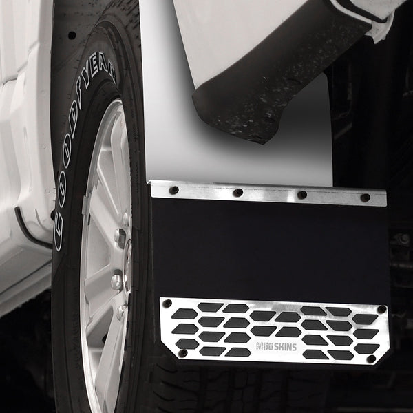 Putco 15C F150 Front Or Rear 2 PC MUD Skins Solid Polished Stainless Steel