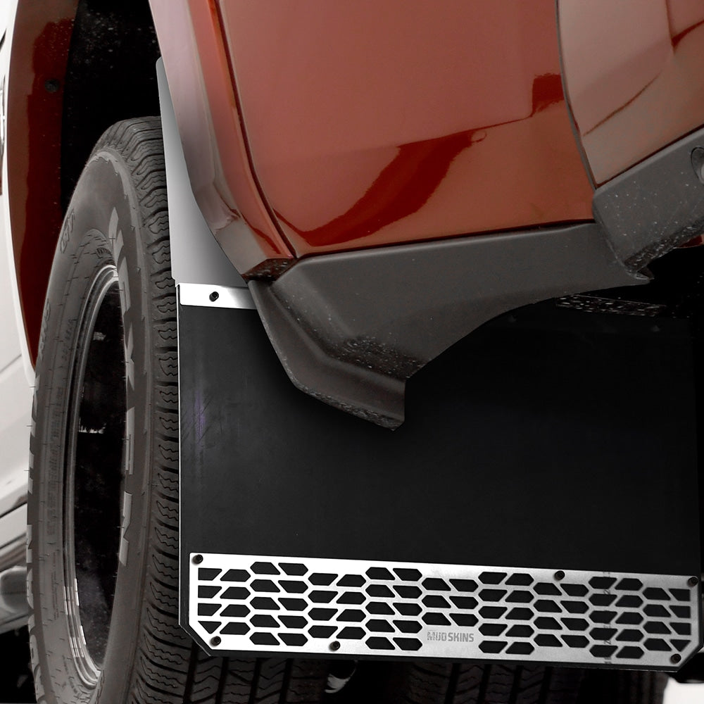 Putco 19C RAM 3500 Dually REAR 2 PC MUD Skins Solid Polished Stainless Steel