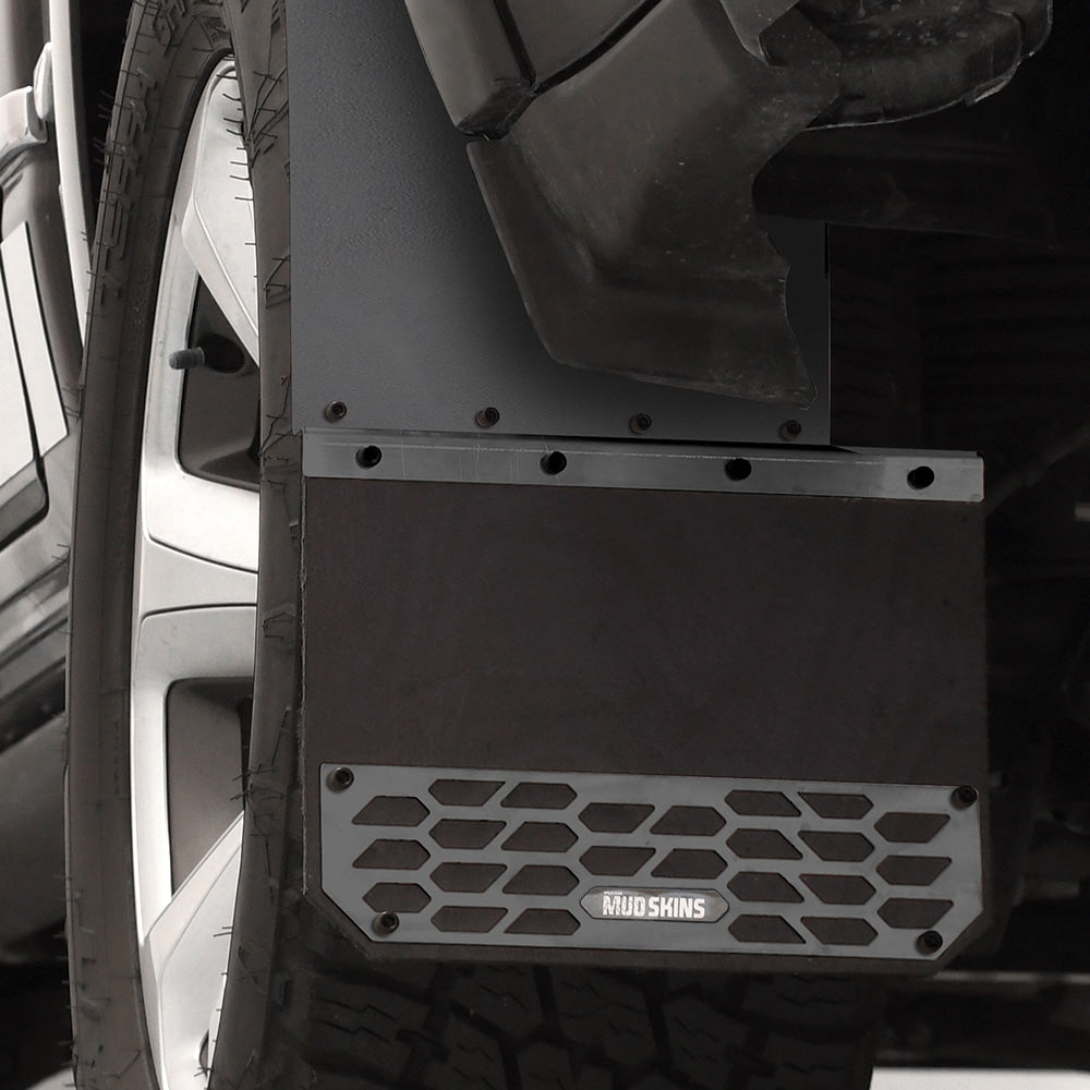 Putco 1120 RAM 1500 REAR 2 PC Black MUD Skins Solid HIGH Density Polyethylene