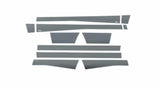 Putco 10-18 RAM 2500 Crew Cab 6.5in- 5.5in Wide w/o Factory Flares 12pcs Blk Platinum Rocker Panels (9751317BP)