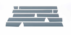Putco 0914 F150 Super CAB 8FT BED Black Platinum Rocker Panels 7IN WIDE(10PC)