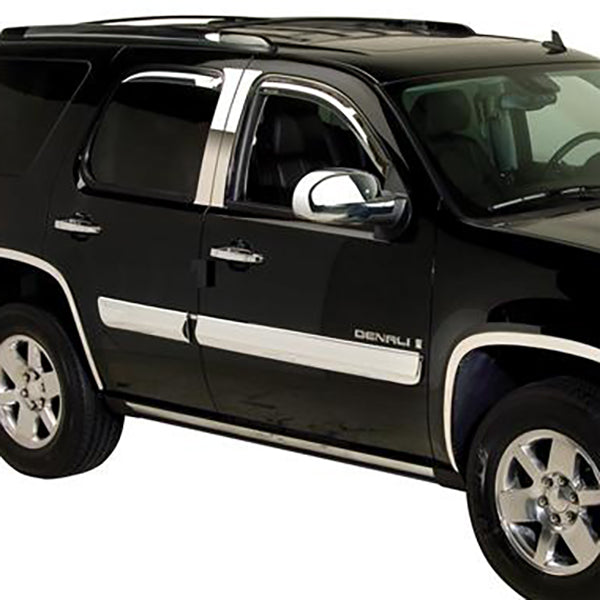 Putco 2007-2009 GMC Yukon XL ABS Plastic Over Existing Chrome Body Side Molding