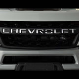 Putco 19-20 Chevy Silverado LD - Grille Letters - Stainless Steel Chevrolet Letters (55552GM)