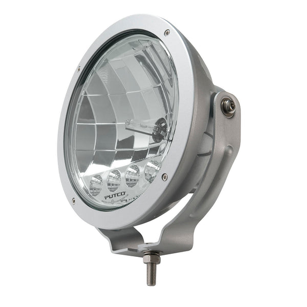 Putco HID OFF ROAD Lamps Universal HID LAMP W/4 LED Daytime Running LIGHTS9IN Silver (231910)