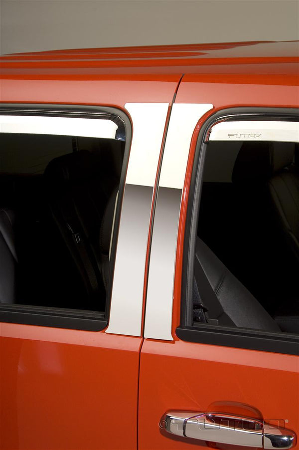 Putco Garnitures de montants en acier inoxydable sans appliques en ABS 2007-2014 Tahoe