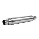 Resonator. 2.5in. Inlet. Outlet. 22in. body. 26in. overall. T304