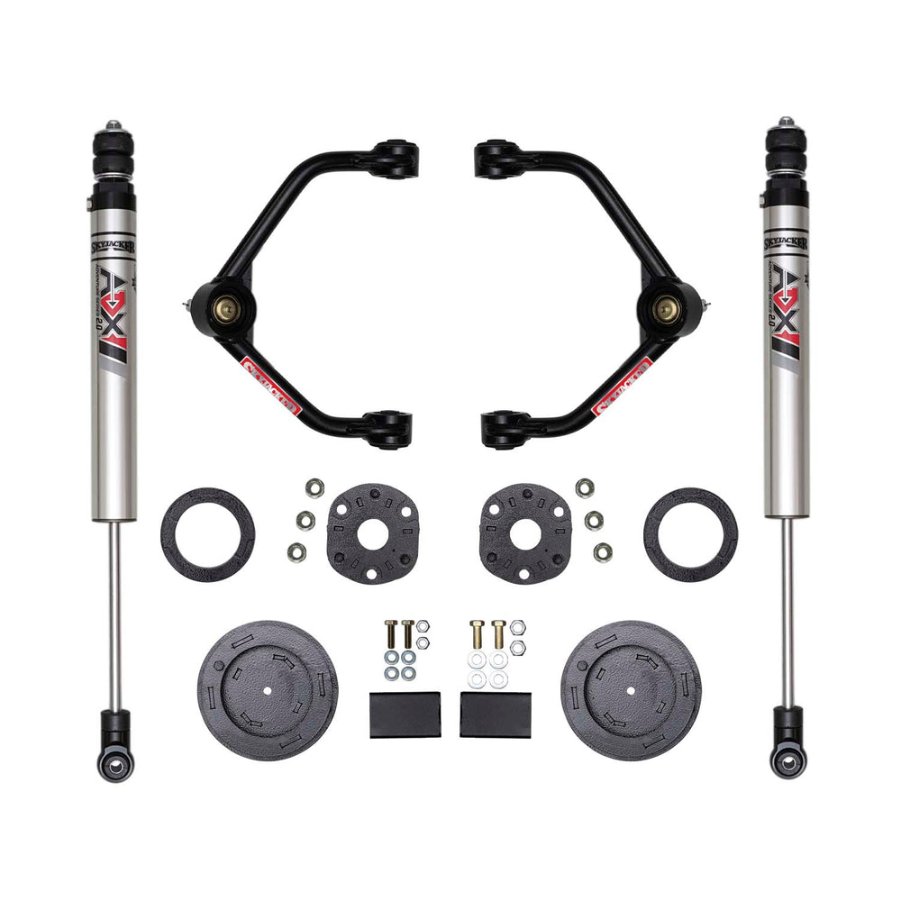 Skyjacker 3 in. Suspension Lift Kit With ADX M2.0 Aluminum Monotube Shocks. — Front (R1930KXM)