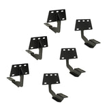 Raptor 2019+ Ram 1500 Quad Cab 6.5In Sawtooth Slide Track Running Boards Black Txt Alum