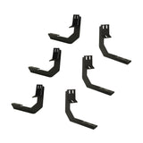 Raptor 2004-2024 Titan/Titan Xd Crew Cab 5In Sport Step Slide Track Running Boards Black